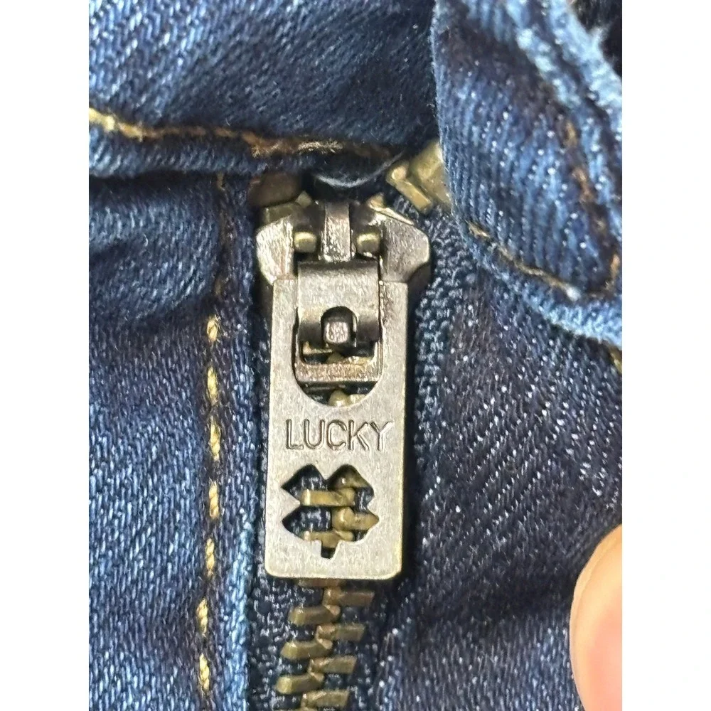 NWT Lucky Brand 410 Athletic Straight Jeans Blue Mens 38 x 30
